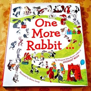 ONE MORE RABBIT ~ MARGARET WISE BROWN ~ EMMA LEVEY ~ VERY FINE BOOK ~ HCDJ NEW